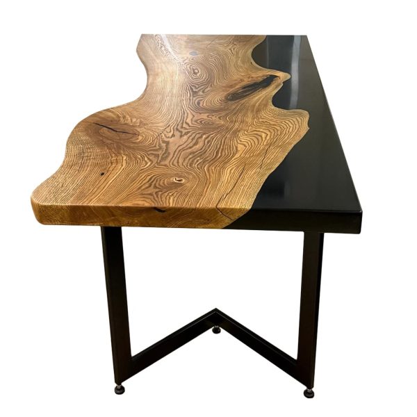 Oak table with epoxy resin tabletop - Magic-2025