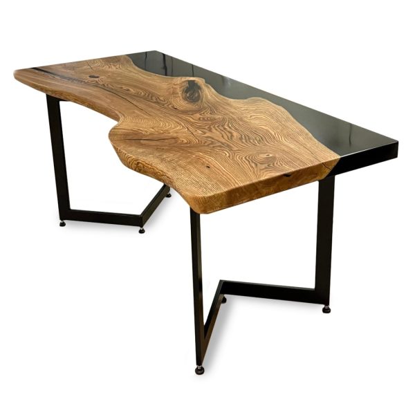 Oak table with epoxy resin tabletop - Magic-2025